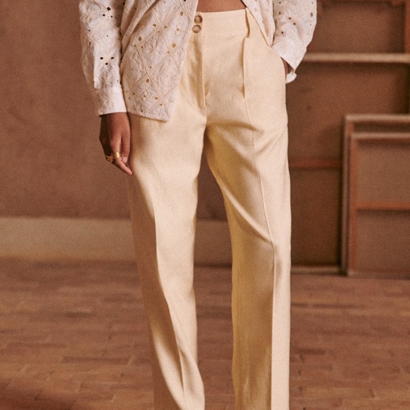 Sezane Cyprien Straight Pants - Picture 10 of 10